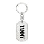 Tammy v01 - Luxury Dog Tag Keychain