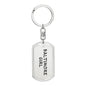 Baltimore Girl v4 - Luxury Dog Tag Keychain