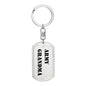 Army Grandma - Luxury Dog Tag Keychain