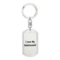 Love My Xoloitzcuintli v4 - Luxury Dog Tag Keychain