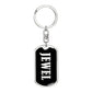Jewel v02 - Luxury Dog Tag Keychain