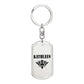 Kathleen v01a - Luxury Dog Tag Keychain