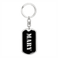 Mary v2 - Luxury Dog Tag Keychain