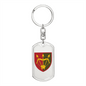 1129th Air Defence Missile Regiment (Ukraine) - Luxury Dog Tag Keychain