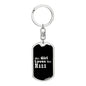 Manx v2 - Luxury Dog Tag Keychain