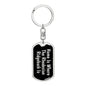Rhodesian Ridgeback's Home v2 - Luxury Dog Tag Keychain