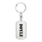 Doyle - Luxury Dog Tag Keychain