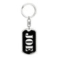 Joe v3 - Luxury Dog Tag Keychain