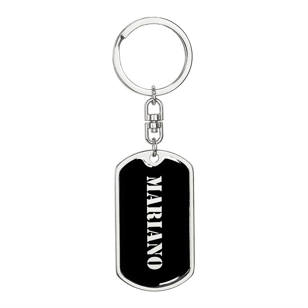 Mariano v2 - Luxury Dog Tag Keychain