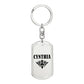 Cynthia v01a - Luxury Dog Tag Keychain