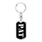 Pat v3 - Luxury Dog Tag Keychain