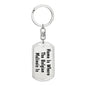 Belgian Malinois's Home - Luxury Dog Tag Keychain