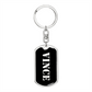 Vince v2 - Luxury Dog Tag Keychain