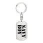 Navy Boy - Luxury Dog Tag Keychain
