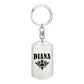 Diana v01a - Luxury Dog Tag Keychain