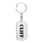 Cliff - Luxury Dog Tag Keychain