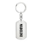 Madeline v01 - Luxury Dog Tag Keychain