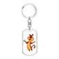 Tiger 01 - Luxury Dog Tag Keychain