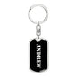 Andrew v3 - Luxury Dog Tag Keychain