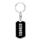 Aurora v02 - Luxury Dog Tag Keychain