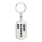 Army Ranger's Boy - Luxury Dog Tag Keychain