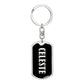 Celeste v02 - Luxury Dog Tag Keychain