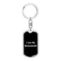 Love My Weimardoodle v5 - Luxury Dog Tag Keychain