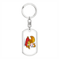 Squirrel - Luxury Dog Tag Keychain