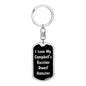 Love My Campbell's Russian Dwarf Hamster v2 - Luxury Dog Tag Keychain
