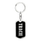 Tracie v02 - Luxury Dog Tag Keychain