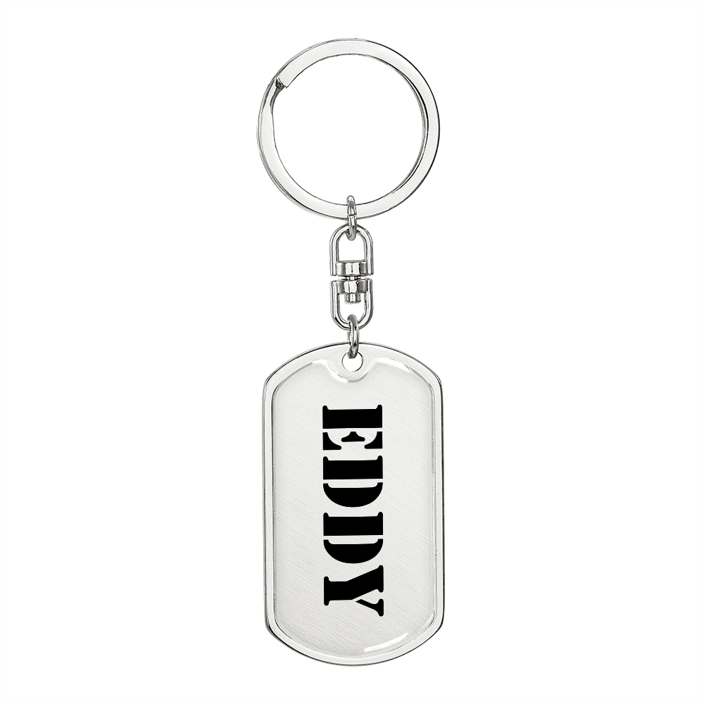 Eddy - Luxury Dog Tag Keychain