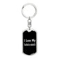 Love My Xoloitzcuintli v2 - Luxury Dog Tag Keychain