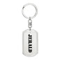 Jerald - Luxury Dog Tag Keychain