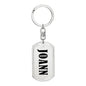 Joann v01 - Luxury Dog Tag Keychain