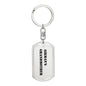 Airman's Grandmother - Luxury Dog Tag Keychain