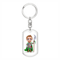 Knight 01 - Luxury Dog Tag Keychain