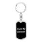 Love My Goldendoodle v2 - Luxury Dog Tag Keychain