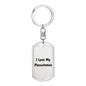 Love My Plecostomus - Luxury Dog Tag Keychain