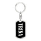 Trina v02 - Luxury Dog Tag Keychain