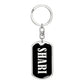Shari v02 - Luxury Dog Tag Keychain