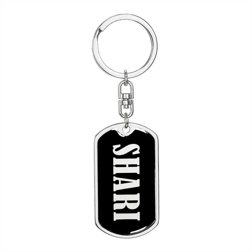 Shari v02 - Luxury Dog Tag Keychain