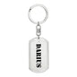 Darius - Luxury Dog Tag Keychain