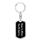 Pit Bull's Home v2 - Luxury Dog Tag Keychain