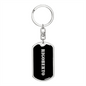 Rigoberto v2 - Luxury Dog Tag Keychain