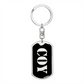 Coy v2 - Luxury Dog Tag Keychain