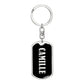 Camille v02 - Luxury Dog Tag Keychain
