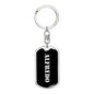 Alfredo v3 - Luxury Dog Tag Keychain