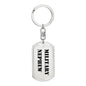 Military Nephew - Luxury Dog Tag Keychain