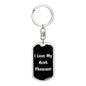 Love My Aceh Pheasant v2 - Luxury Dog Tag Keychain