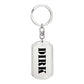 Dirk - Luxury Dog Tag Keychain